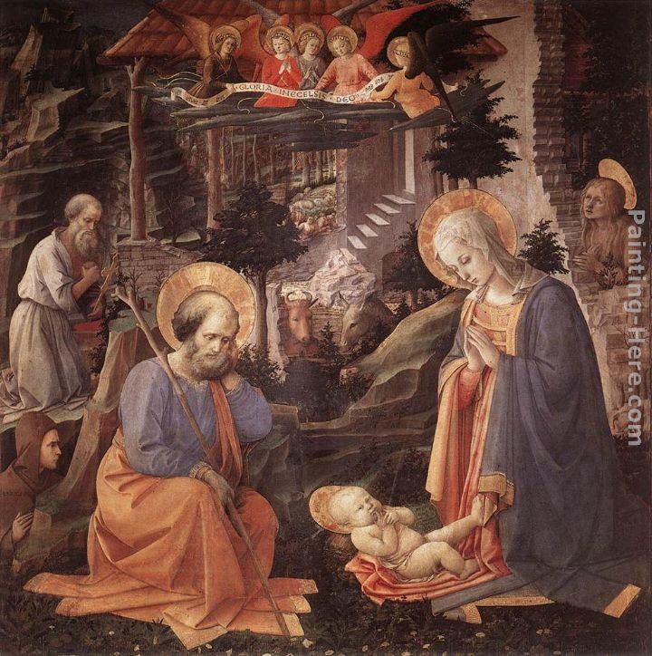 Fra Filippo Lippi Adoration of the Child